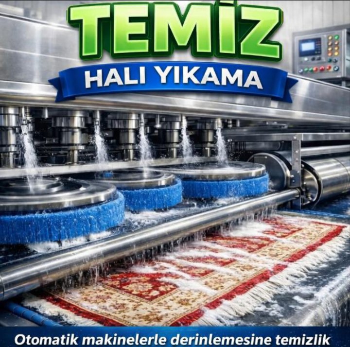 TEMİZ HALI YIKAMA logosu