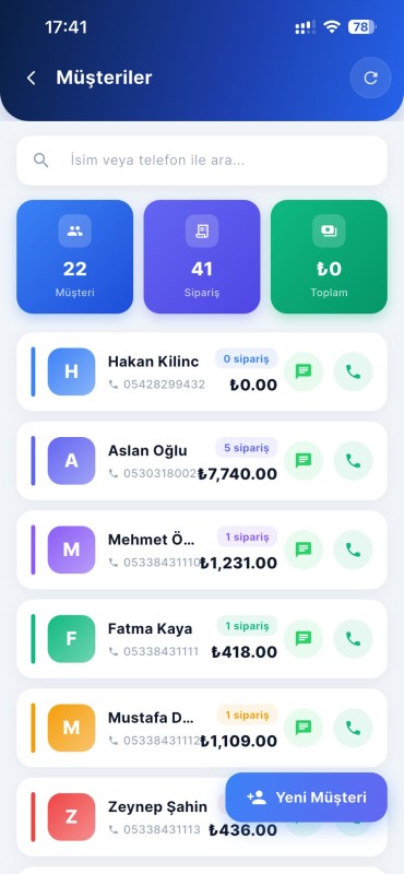 MisPaQ Halı Yıkama Mobil Uygulama - Teslimat ve Barkod Takip Ekranı 2